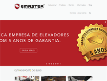 Tablet Screenshot of emasterelevadores.com.br